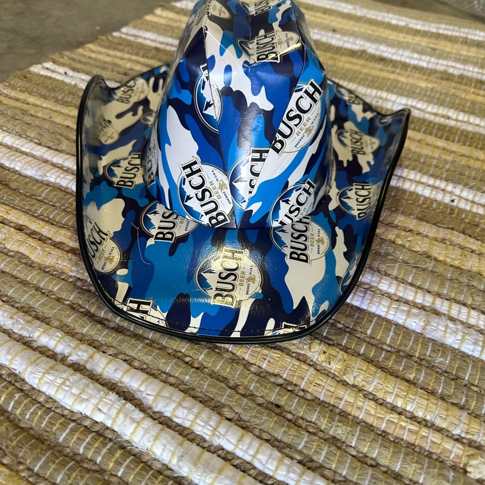 Busch Beer Box COWBOY HAT Anheuser